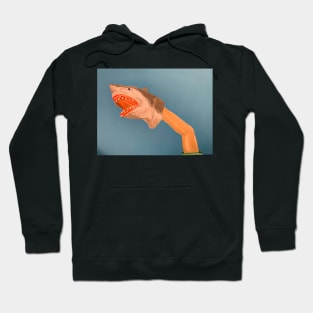 Shark hand puppet Hoodie